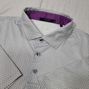 Greyson Golf Performance Polo Shirt Mens XL Gray All Over Print Ally Auto Bowman